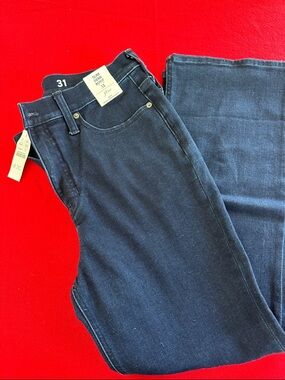 J. Crew Dark Indigo Boot Cut Jeans NWT